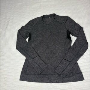 lululemon athletica Charcoal Long Sleeve Top